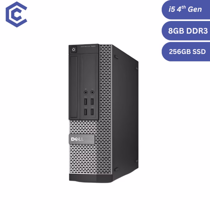 Certified Pre-Owned Dell OptiPlex 7020 SFF – Intel Core i5-4590U 8 GB RAM 256 GB SSD