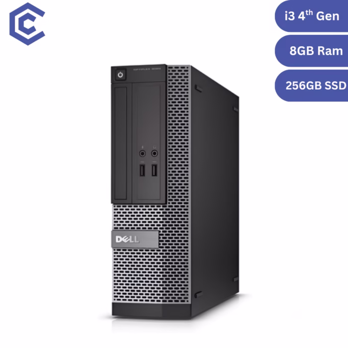 Certified Pre-Owned Dell OptiPlex 3020 SFF – Intel Core i3 4th Gen – 8GB RAM – 256GB SSD