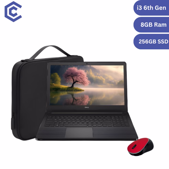 Certified Pre-Owned Dell Vostro 15 3000 – Intel Core i3 6th Gen – 8GB RAM – 256GB SSD – Best Quality Set