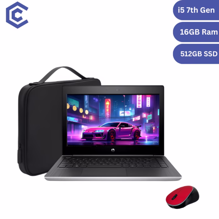 Certified Pre-Owned HP ProBook 430 G5 – Intel Core i5 7th Gen – 16GB RAM – 512GB SSD – Best Quality + Laptop Bag + Wireless Mouse