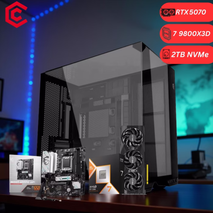 [Prebuilt] Liquid Cooled RTX 5070 Ryzen 7 9800X3D “Project Umbra”