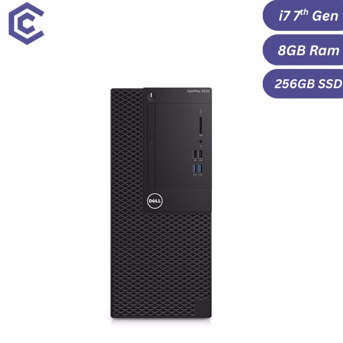 Certified Pre-Owned Dell OptiPlex 3050 SSF – Intel Core i7 7th Gen 8GB RAM 256GB SSD